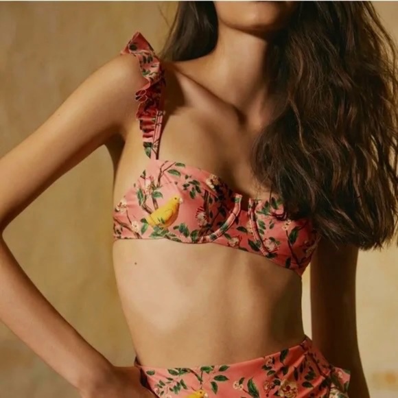 Agua by Agua Bendita Los Canarios Bikini NWT Size M - Picture 4 of 6